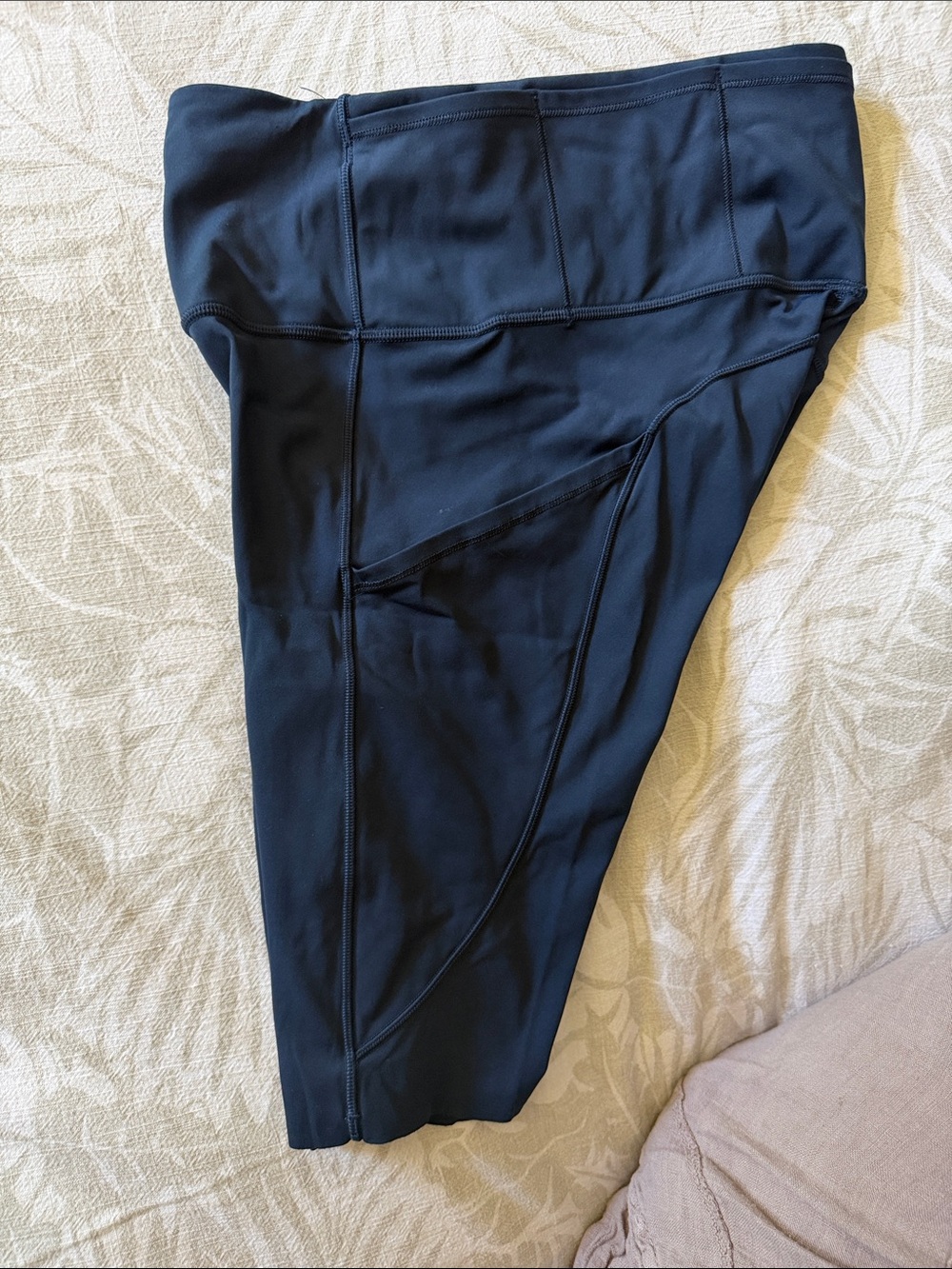lululemon athletica Navy High-Rise Capri Leggings with Side Pocket